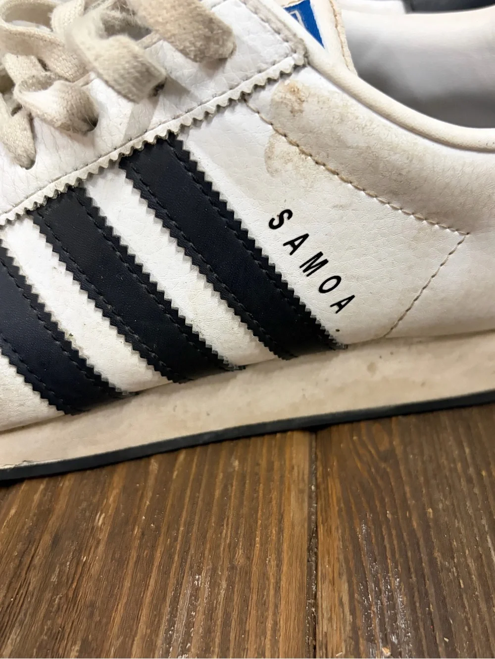 Adidas Men's White Samoa Sneakers